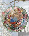 Designocracy Holiday Wooden Ornaments Thanksgiving Turkey Wreath Home Decor G. Debrekht In Multi Color