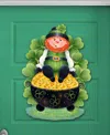 Designocracy Holiday Wooden Wall Decor Door Decor Lepricon's Pot Full Of Gold J. Mills-price In Multi Color