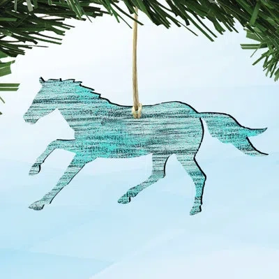 Designocracy Horse Hanging Figurine In Multicolor