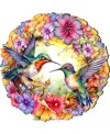 Designocracy Hummingbirds Holiday Door Decor In Multi