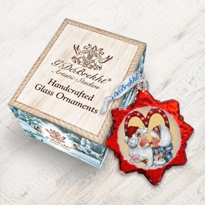 Designocracy Keepsake So Much In Love Holiday Shaped Ornament