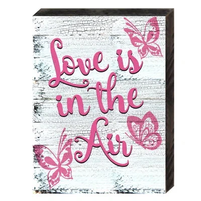 Designocracy Love Is In The Air Wall Décor In Gray;red
