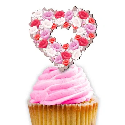 Designocracy Love You Cake Topper