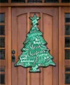 Designocracy Merry Christmas Tree Garden - 8198112-2m