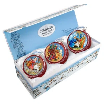 Designocracy Nativity Story Holiday Shaped Ornament