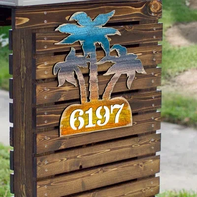 Designocracy Palm Trees Wall Mount