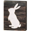 Designocracy Rabbit Wall Décor In White