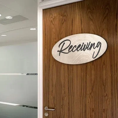 Designocracy Receiving Sign In Light Brown,black