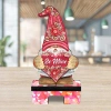 Designocracy Red Desktop Mount In Red