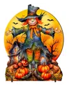Designocracy Scarecrow Outdoor Decor In Multi