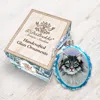 Designocracy Siberian Forest Cat Glass Ornament