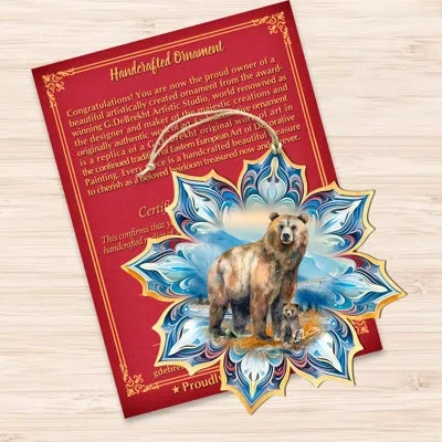 Designocracy Snowflake Wooden Ornaments By G. Debrekht In Blue