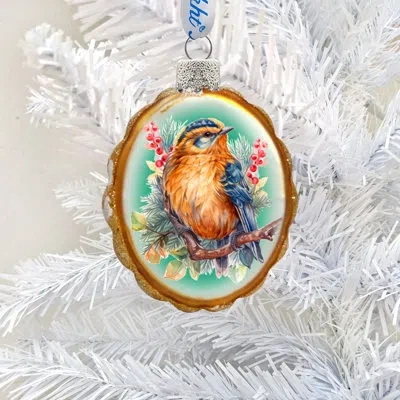 Designocracy Songbird Keepsake Hanging Figurine Ornament
