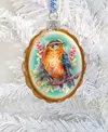 Designocracy Songbird Keepsake Holiday Mercury Glass Ornaments G. Debrekht In Multi Color