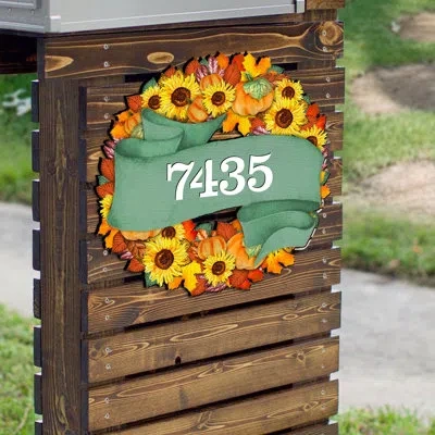 Designocracy Sunflower Wall Mount In Brown