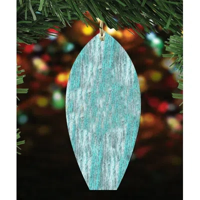 Designocracy Surfboard Hanging Figurine In Multicolor