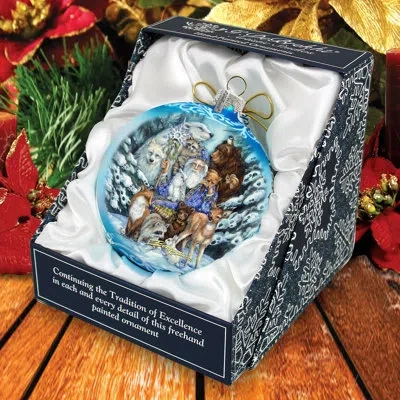 Designocracy The Animal Whisperer Holiday Shaped Ornament