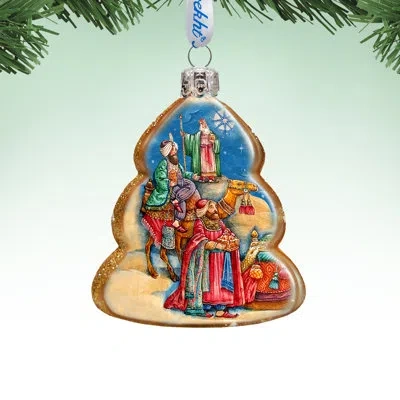 Designocracy Three Kings Holiday Shaped Ornament