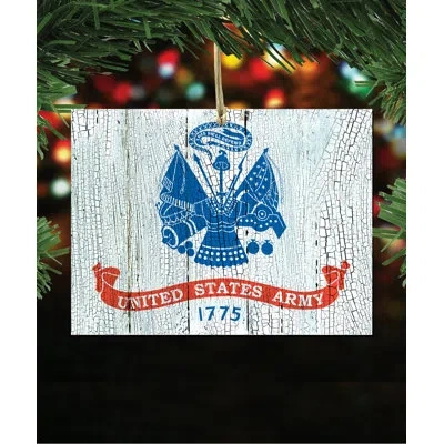 Designocracy Usa Army Shaped Rustic Wooden Magnets In Multicolor