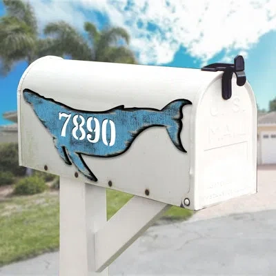 Designocracy Whale 1-line Hanging Sign