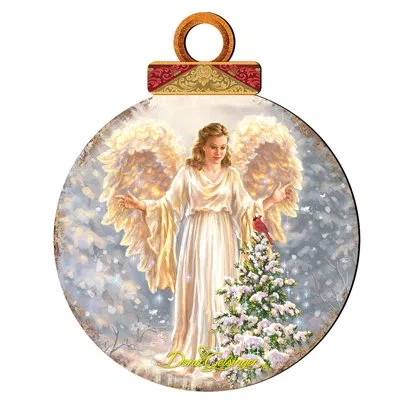 Designocracy Woodland Angel Home And Outdoor Decor Holiday Shaped Ornament