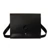 Designs By Elle Women's Black Keyhole Crossbody Leather Bag In Black