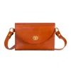 Designs By Elle Women's Brown Rachel Sling Belt Leather Bag In Brown