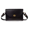 Designs By Elle Women's Rachel Sling Belt Leather Bag - Black In Black