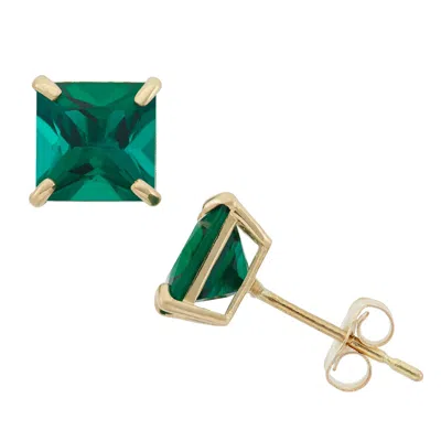 Designs By Gioelli 10k Yellow Gold Gemstone Stud Earrings