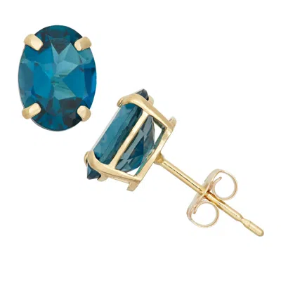 Designs By Gioelli 10k Yellow Gold Gemstone Stud Earrings