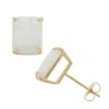 Designs By Gioelli 10k Yellow Gold Gemstone Stud Earrings In Gold