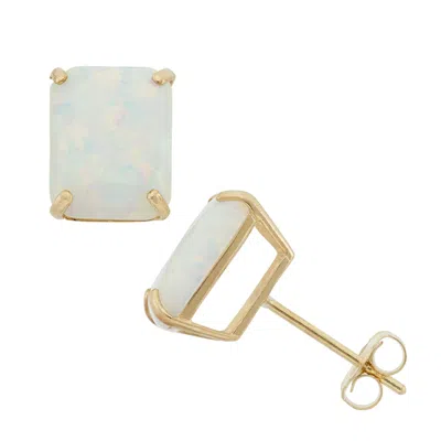 Designs By Gioelli 10k Yellow Gold Gemstone Stud Earrings