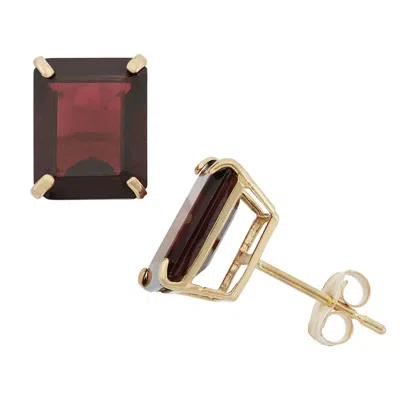 Designs By Gioelli 10k Yellow Gold Gemstone Stud Earrings
