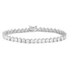 Designs By Gioelli Sterling Silver Created Opal Tennis Bracelet In Silver
