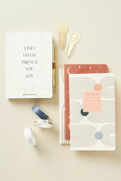 Designworks Ink Brings You Joy Gratitude Journal In Beige