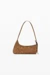 Desigual 100% Leather Bag With Small Asymmetrical Flap In Brown
