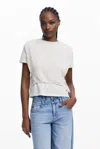 Desigual 2-in-1 T-shirt Vest In White