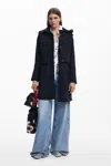 Desigual Women's 2-in-1 Parka In Black