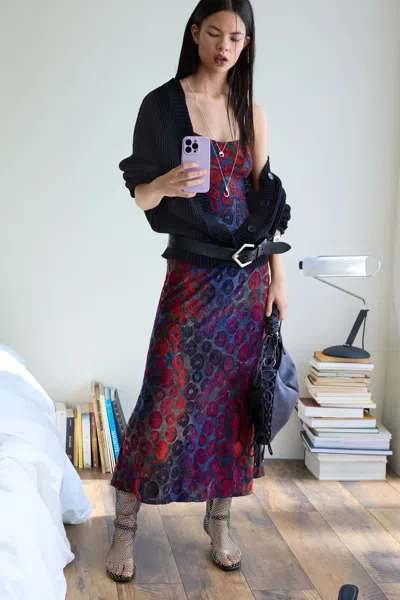 Desigual 2-in-1 Dress Cardigan In Black