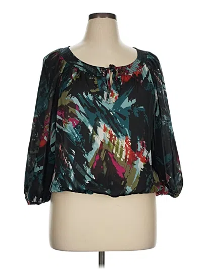 Pre-owned Desigual 3/4 Sleeve Blouse In Blue