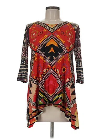 Pre-owned Desigual 3/4 Sleeve T-shirt In Red