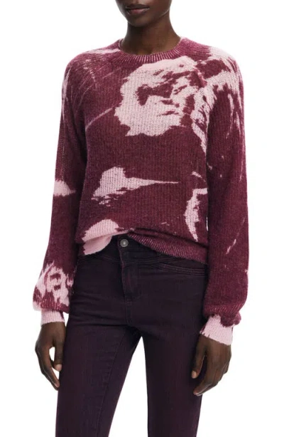 DESIGUAL DESIGUAL ABSTRACT PRINT CREWNECK SWEATER