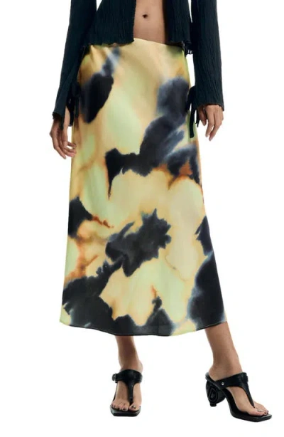 Desigual A-line Midi Skirt In Multi