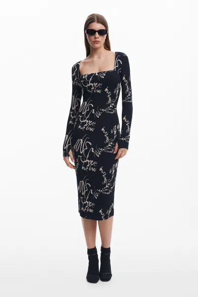 DESIGUAL ARTY MIDI DRESS