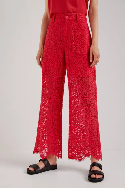 Desigual Austin Pant In Red
