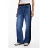 Desigual Ayana Straight Leg Jeans In Blue