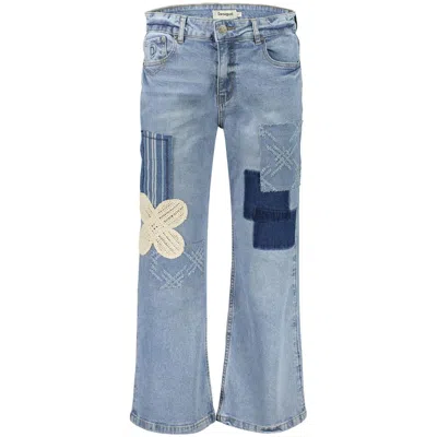 Desigual Azzurro Cotton Women Jeans In Blue