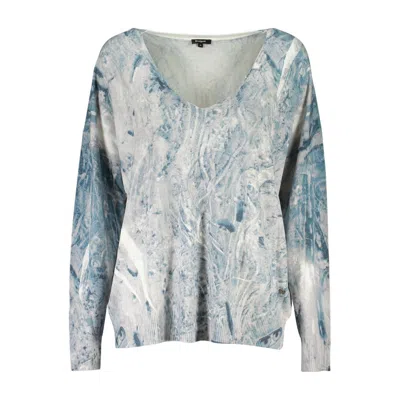 Desigual Azzurro Viscosa Women Sweater In Multi