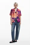 Desigual Bali Shirt M. C. Lacroix In Red