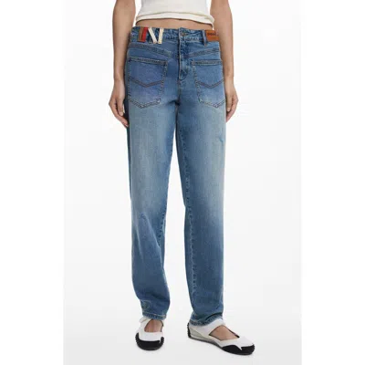 DESIGUAL DESIGUAL BARREL LEG JEANS